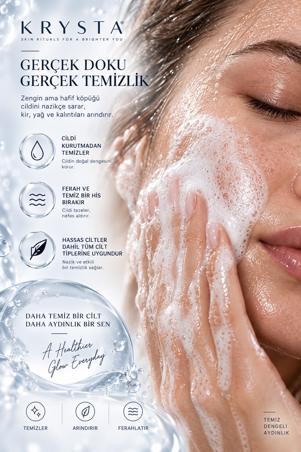 Prep&Glow Rice Glow Yüz Temizleme Jeli
